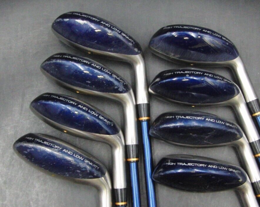 Set of 8 x Spalding High Ball Irons 3-PW Stiff Graphite Shafts Spalding Grips