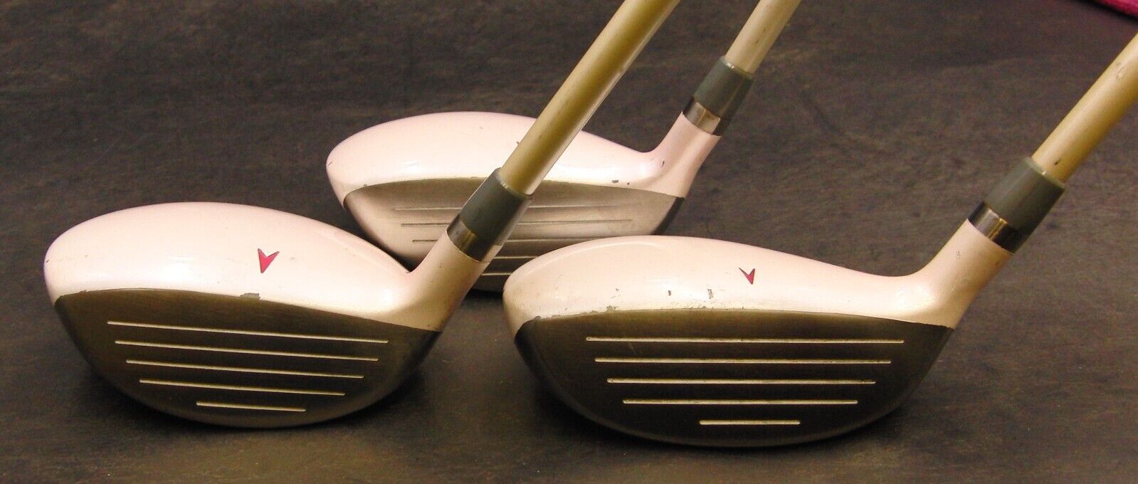 Set of 3 Ladies Ignio 19° 4 + 23° 7 Woods 25° 5 Hybrid Ladies Graphite Shafts