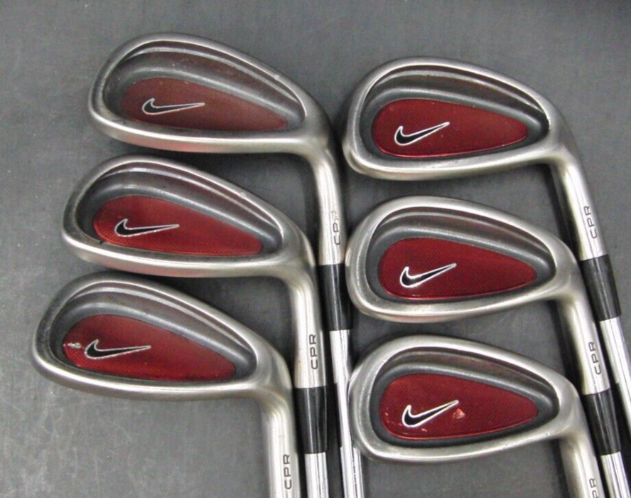 Set of 6 x Nike CPR Irons 5-PW Regular Steel Shafts Nike Grips