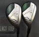 Set of 2 Callaway Legacy 4+5 Hybrids Stiff Steel Shafts Lamkin Grips