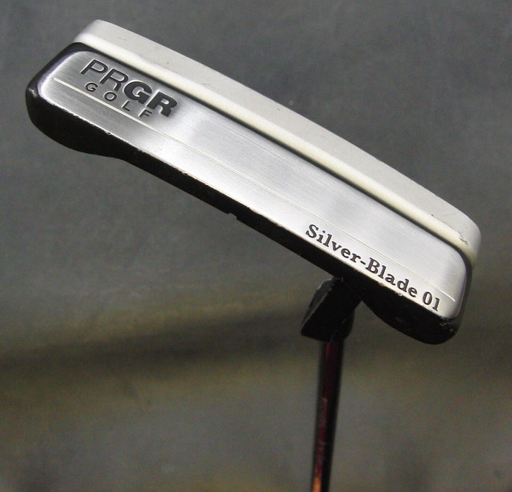 PRGR Golf Silver-Blade 01 Putter 85cm Playing Length Steel Shaft Nex Grip