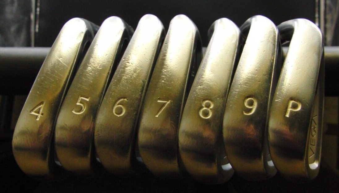 Set of 7 x Vega VC-01 Irons 4-PW Regular Steel Shafts Lamkin Grips