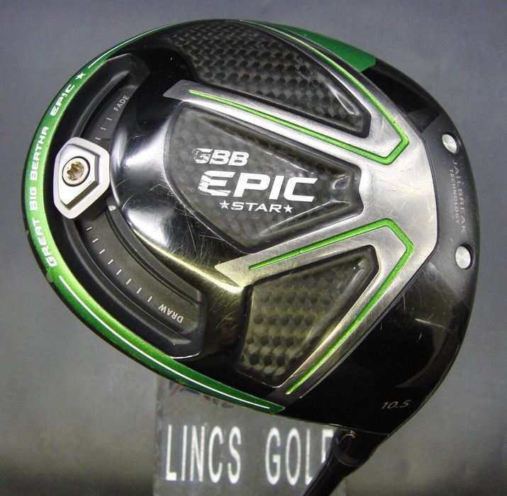 Callaway GBB Epic Star 10.5° Driver Stiff Graphite Shaft Golf Pride Grip