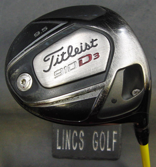 Titleist 910 D3 9.5° Driver Stiff Graphite Shaft Black Grip