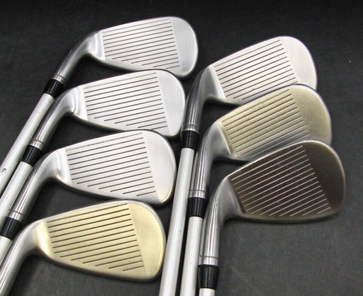 Set of 7 x Cobra Bio Cell Irons 4-PW Stiff Graphite Shafts Golf Pride Grips*