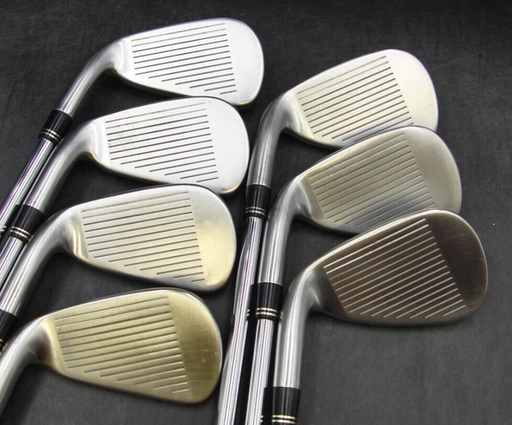 Set of 7 x TaylorMade Burner Plus Irons 4-PW Stiff Steel Shafts Mixed Grips