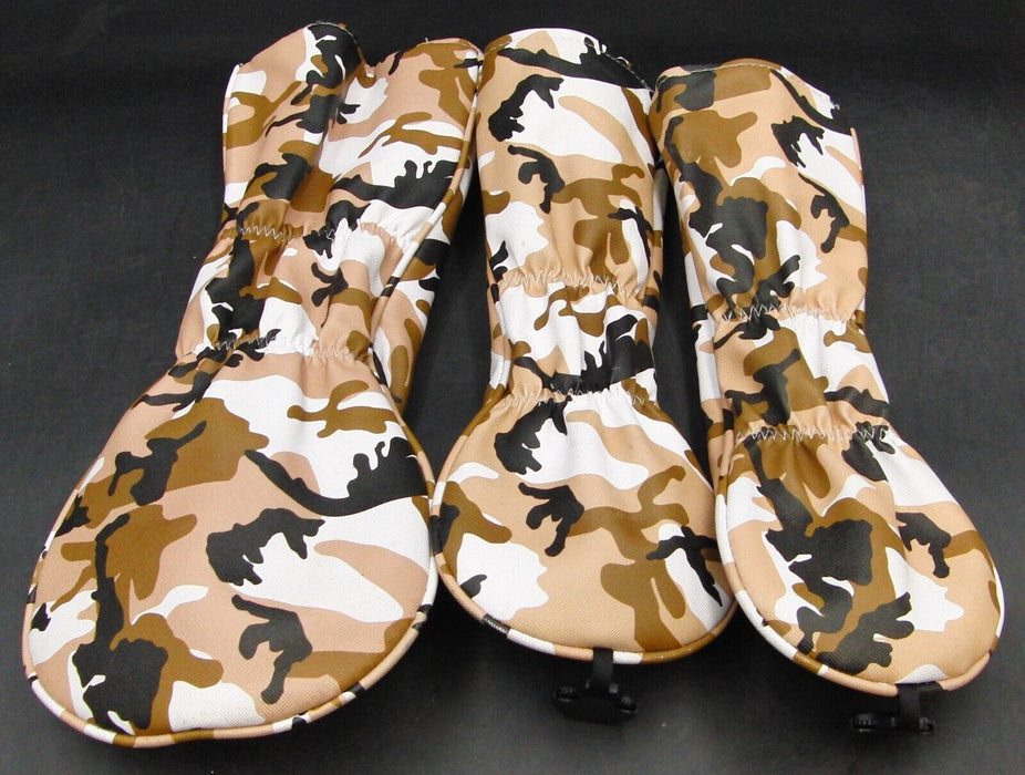 Set of 4 Desert Camo Driver, Woods & Putter Head Covers