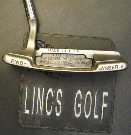 Refurbished Ping Anser 4 Putter Steel Shaft 87.5cm Length Lamkin Grip