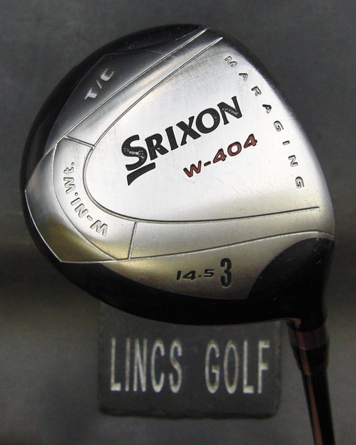 Srixon W-404 W-NI-Wt 14.5° 3 Wood Stiff Graphite Shaft Iomic Grip
