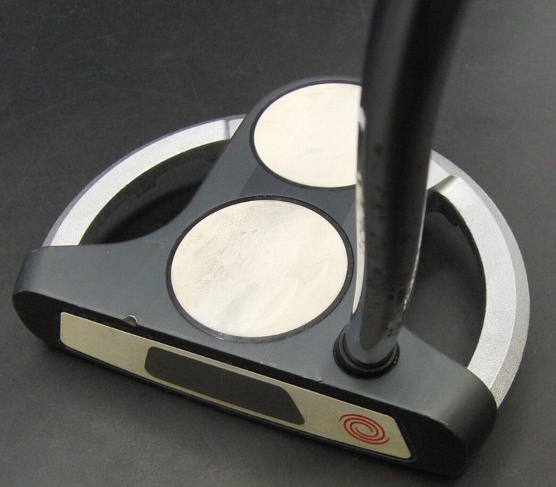 Odyssey White Steel 2-Ball SRT Putter Steel Shaft 87cm Length Psyko Grip