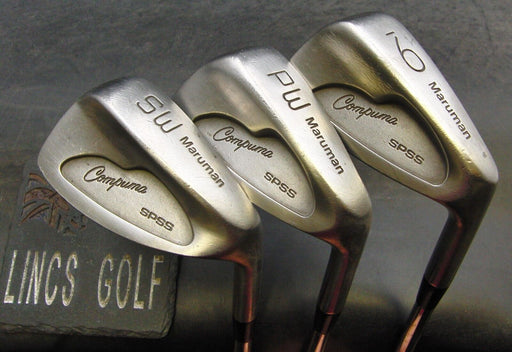 Set of 3 Maruman Compuma SPSS 9 Iron & Pitching+Sand Wedges Regular Steel Shafts