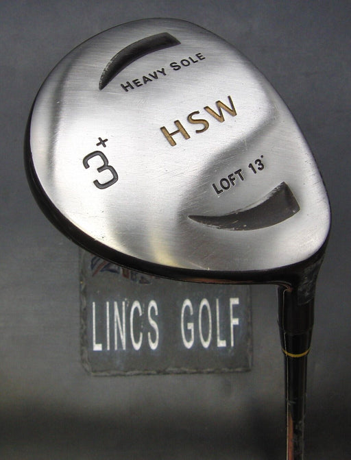 HSW Heavy Sole 13° 3 Wood Stiff Graphite Shaft Mizuno Grip