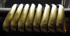 Set of 8 x TaylorMade Firesole Irons 3-PW Stiff Steel Shafts Golf Pride Grips