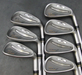 Set of 7 x King Cobra 3100 I/H Irons 4-PW Stiff Steel Shafts Golf Pride Grips