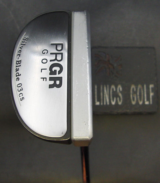 PRGR Golf Silver Blade 03 CS Putter 86cm Playing Length Steel Shaft PSYKO Grip