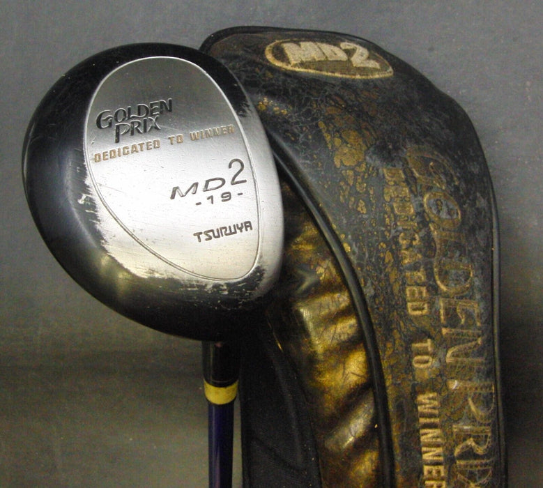 Tsuruya Golden Prix MD 19° 2 Hybrid Regular Graphite Shaft & Golden Prix HC