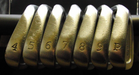 Set of 7 x Miura CB-3003 Forged Irons 4-PW Regular Steel Shafts Royal Grips