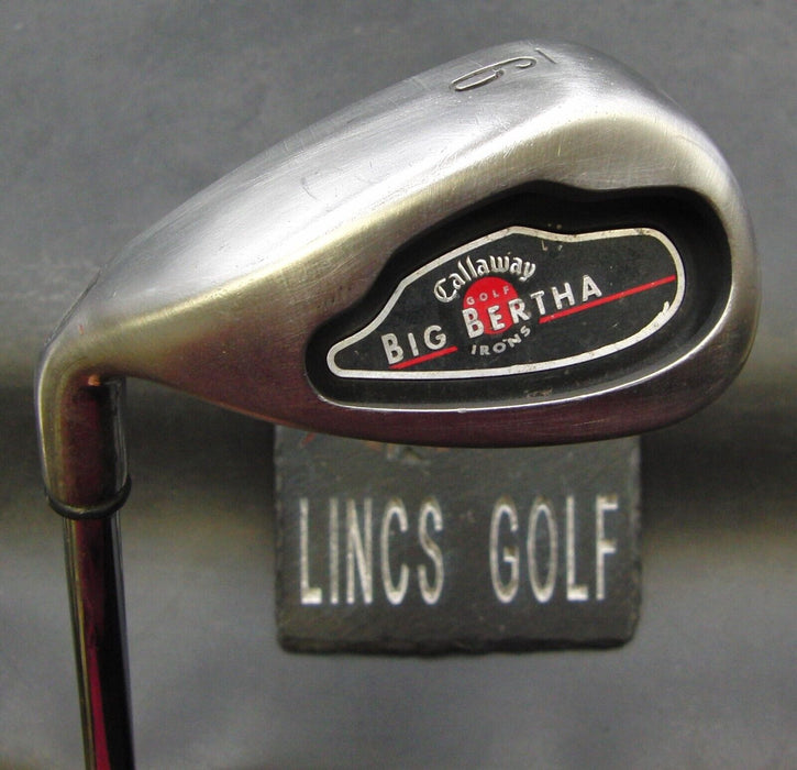 Left-Handed Callaway Big Bertha 9 Iron Uniflex Steel Shaft Callaway Grip