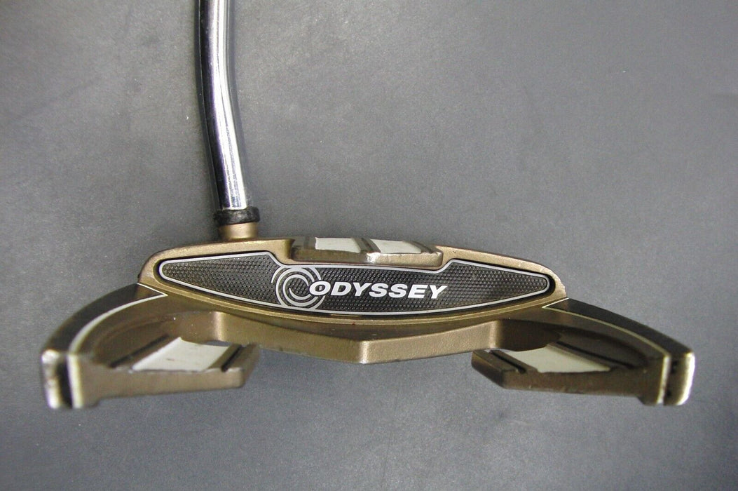 Odyssey Teron White Ice Putter Steel Shaft 87.5cm Length 2 Thumb Grip