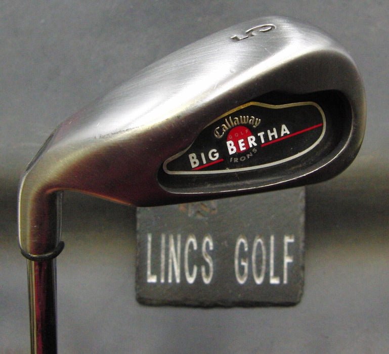 Left-Handed Callaway Big Bertha 5 Iron Uniflex Steel Shaft Callaway Grip