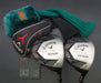 Set of 2 Callaway Razr Hawk 3 Wood + 5 Wood Regular Graphite Shafts Black Grips