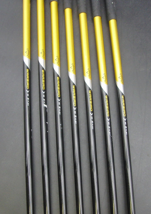 Set of 7 x Callaway Warbird 5-SW Irons Regular Graphite Shafts Callaway Grips