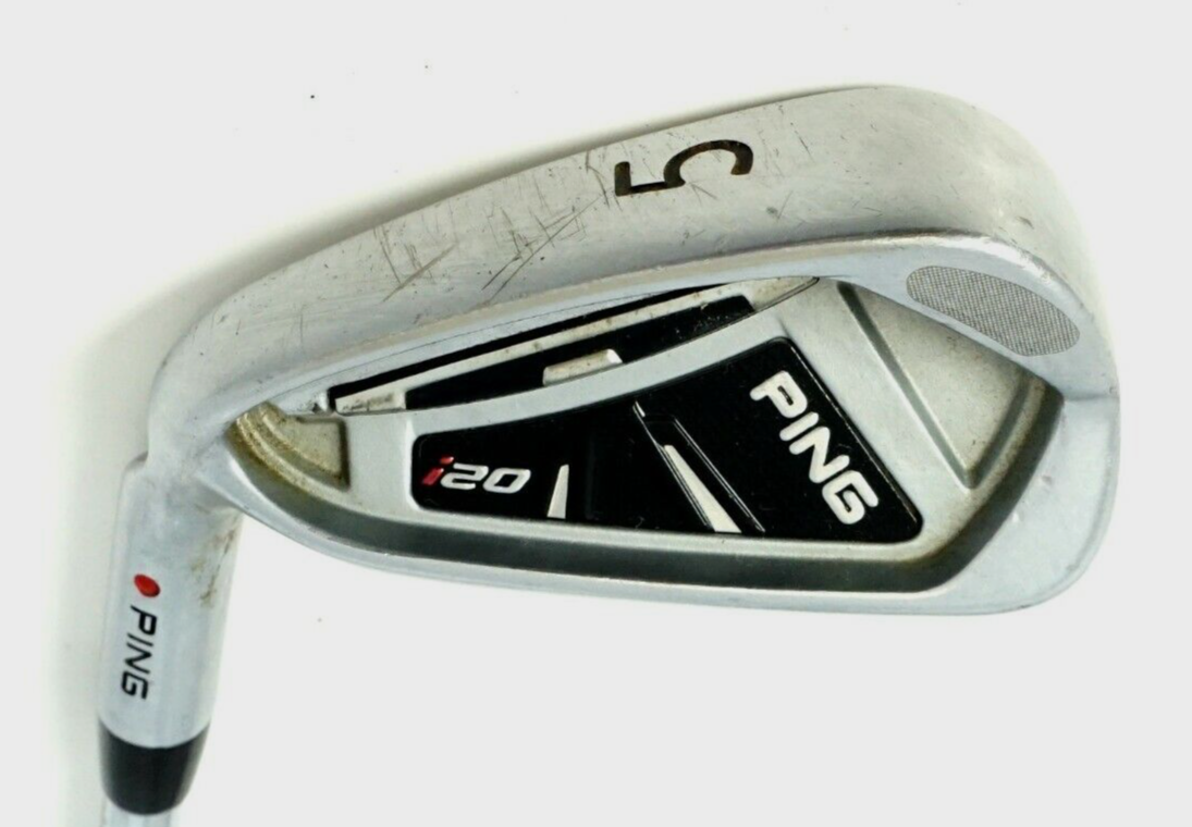 Left Handed Ping i20 Green Dot 5 Iron Ping CFS Regular Steel Shaft ...