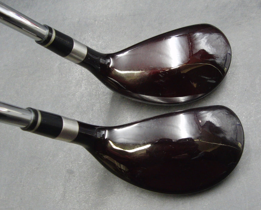 Set of 2 Genex 3D X Ironwood 17° 2 & 20° 3 Hybrids Regular Steel Shafts