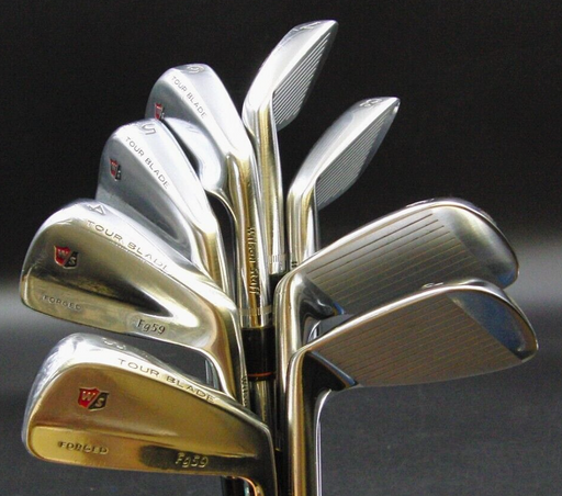 Set of 8 x Wilson Staff Tour Blade FG59 Forged Irons 3-PW Regular Steel Shafts