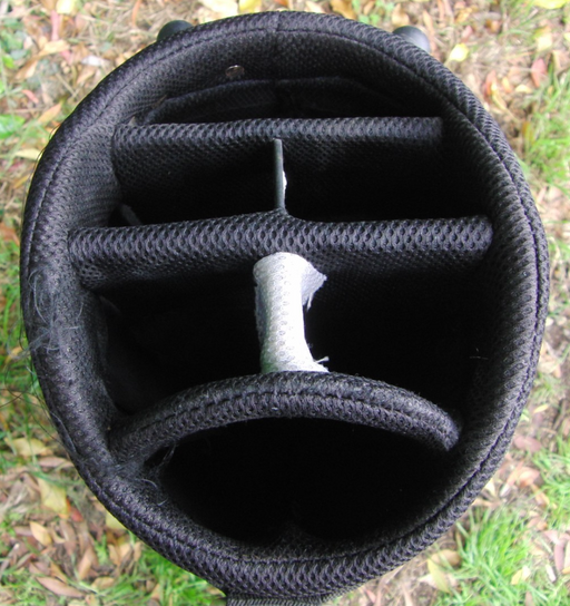 6 Division Dunlop Golf Stand Cart Carry Trolley Golf Clubs Bag*