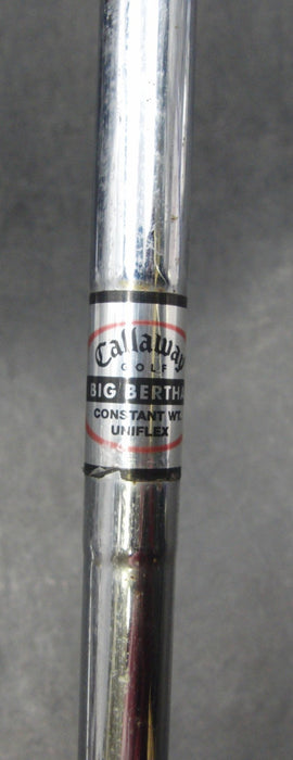 Callaway Big Bertha 2002 9 Iron Uniflex Steel Shaft Royal Grip
