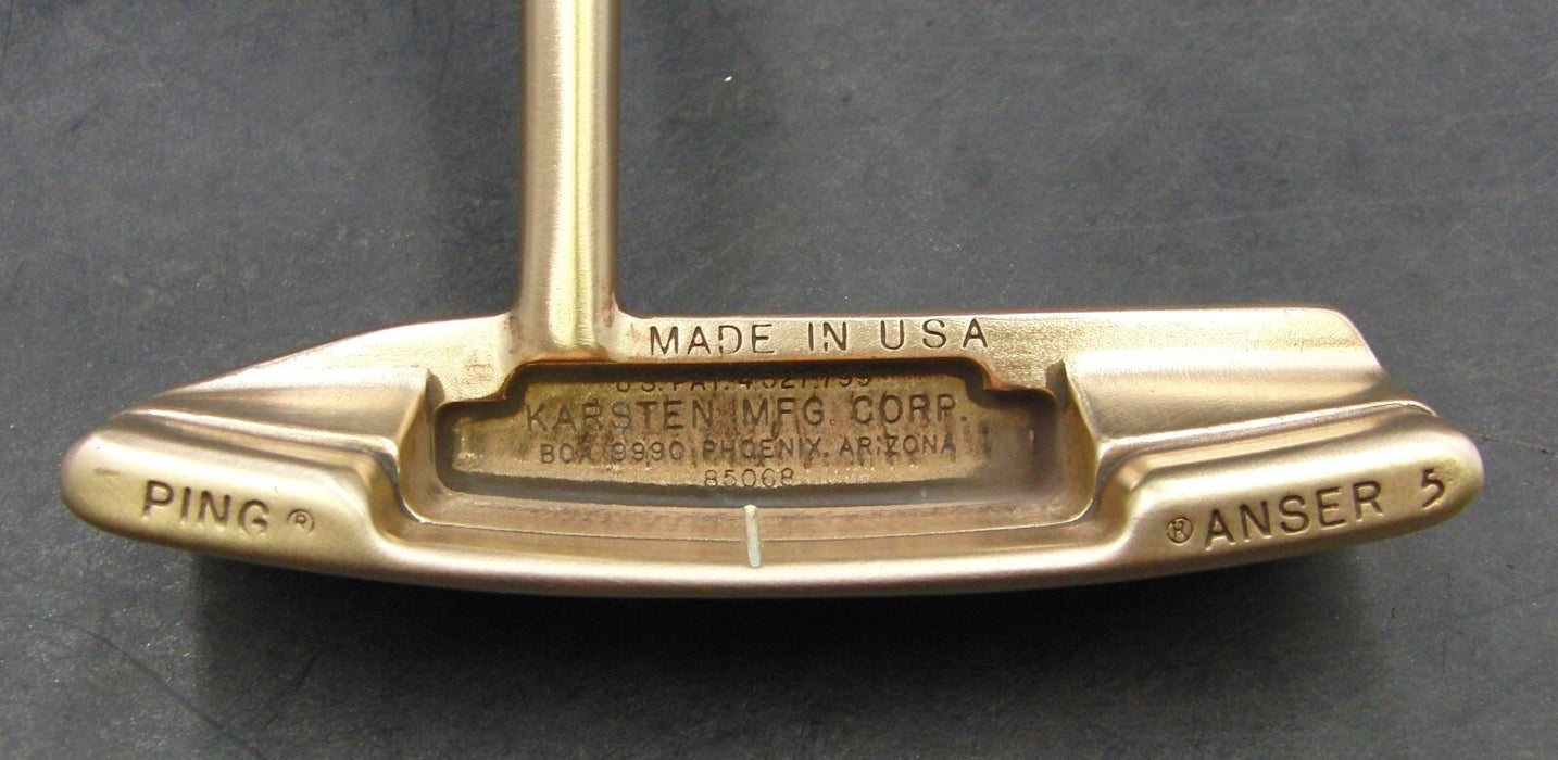 BeCu Ping Anser 5 Putter Graphite Shaft 87cm Length Westgolf Grip