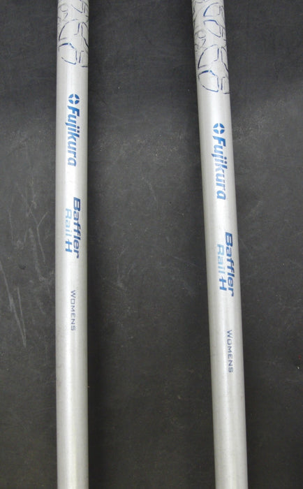 Set of 2 Ladies Cobra Baffler Rail H 22° 3+ 28° 5 Hybrids Ladies Graphite Shafts
