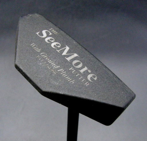 The SeeMore with Ground Plumb Putter Graphite Shaft 88cm Length SeeMore Grip