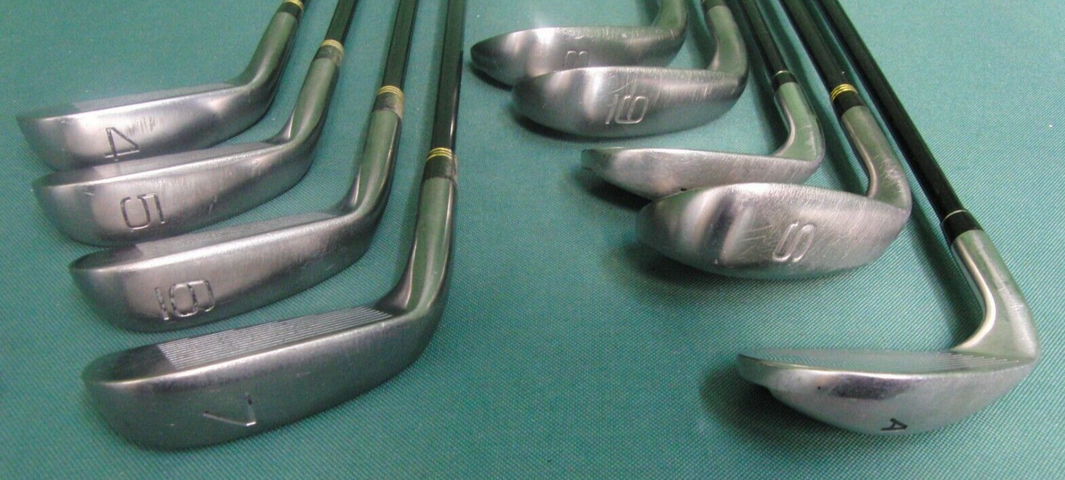 Japanese Combo Set 9 x TSURUYA AXEL-II/ AXEL ZX Irons 4-SW+AW Stiff Graphite