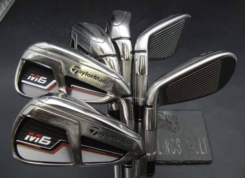 Set of 6x TaylorMade M6 Irons 5-PW Regular Graphite Shafts with Grips