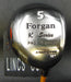 Forgan K Series Pro Design 18° 5 Wood Regular Graphite Shaft Forgan Grip