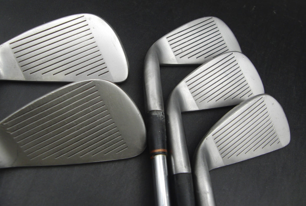 Set of 5x Dave Pelz Feather Lite 4,5,7,8+PW Irons Regular Steel Shafts