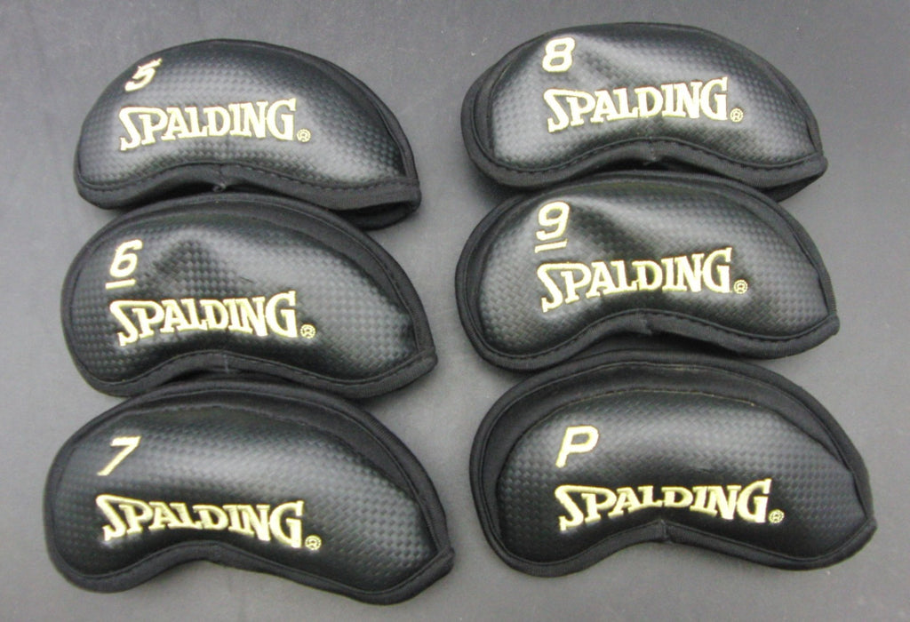 Set of 6x Spalding High Ball 5-PW Irons Regular Graphite Shafts Spalding Grips