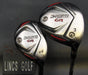 Set of 2 Bridgestone X-Drive GB 15° 3 Wood &23° 4 Hybrid Regular Graphite Shafts