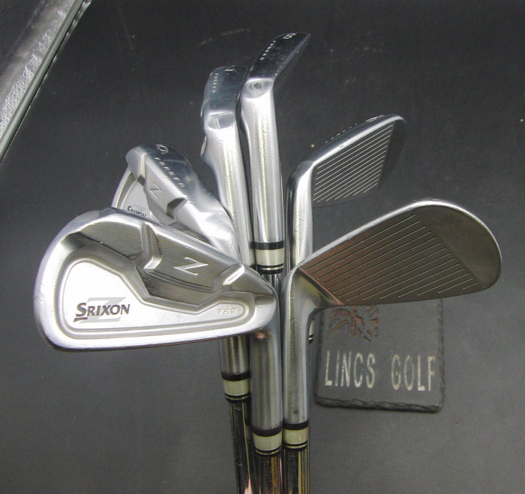 Set of 6x Srixon Z725 5-PW Irons Stiff Steel Shafts Golf Pride Grips*