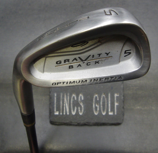 Left Handed Cobra Gravity Back 5 Iron Regular Graphite Shaft Cobra Grip