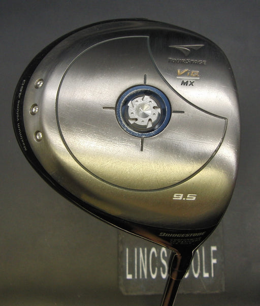 Bridgestone Tour Stage ViQ 9.5° Driver Stiff Graphite Shaft Golf Pride Grip