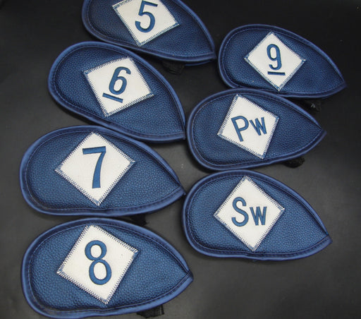Set of 7x Unbranded Irons Head Covers Only