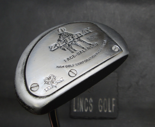 RAM Zebra Putter Steel Shaft 87cm Length Zebra Grip