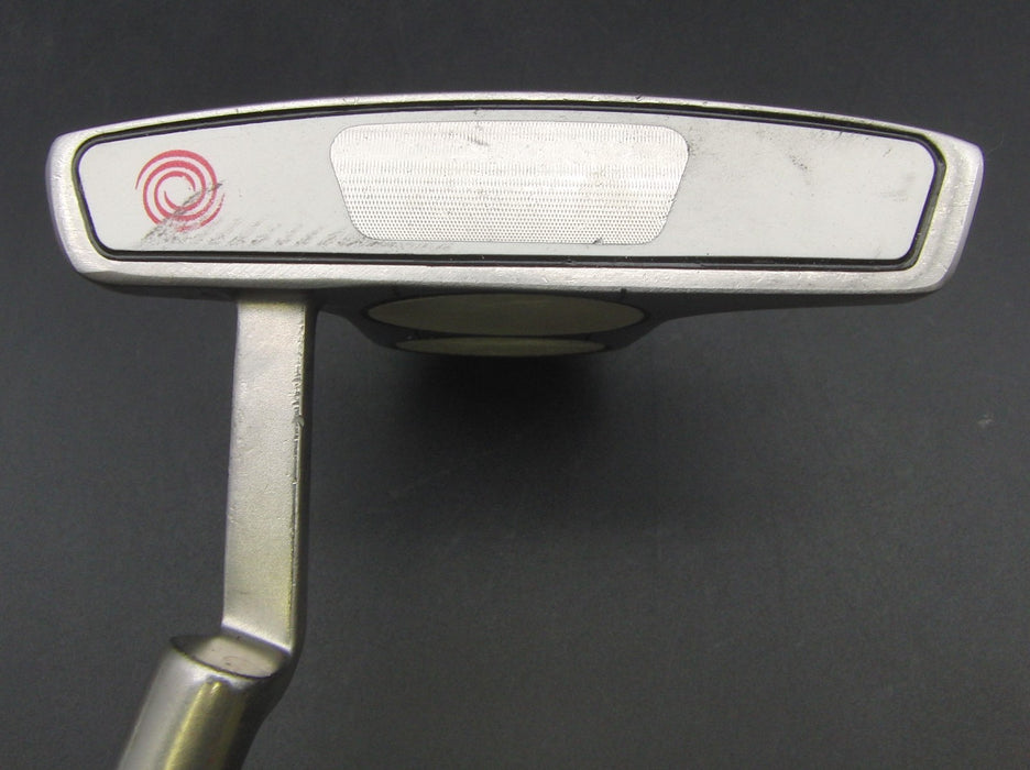Odyssey White Steel 2-Ball Blade 2 Putter Steel Shaft 86cm Length Psyko Grip
