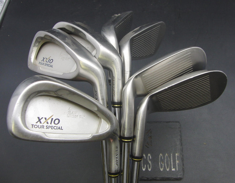 Set of 7x XXIO Tour Special 4-9 + AW Irons Regular Steel Shafts Royal Grips*
