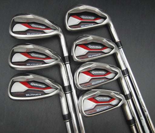 Set of 7x TaylorMade AeroBurner Irons 4-PW Regular Steel Shafts with Grips