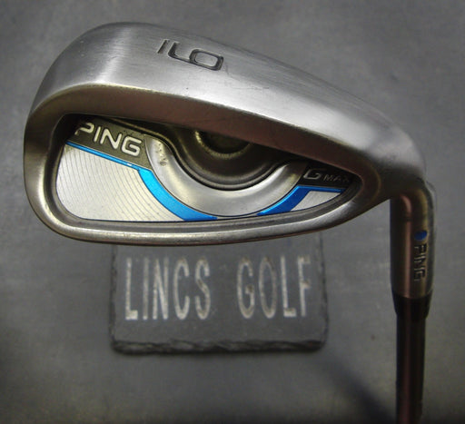 Ping G Max Blue Dot 9 Iron Senior Graphite Shaft GolfPride Grip (Missing Weight)