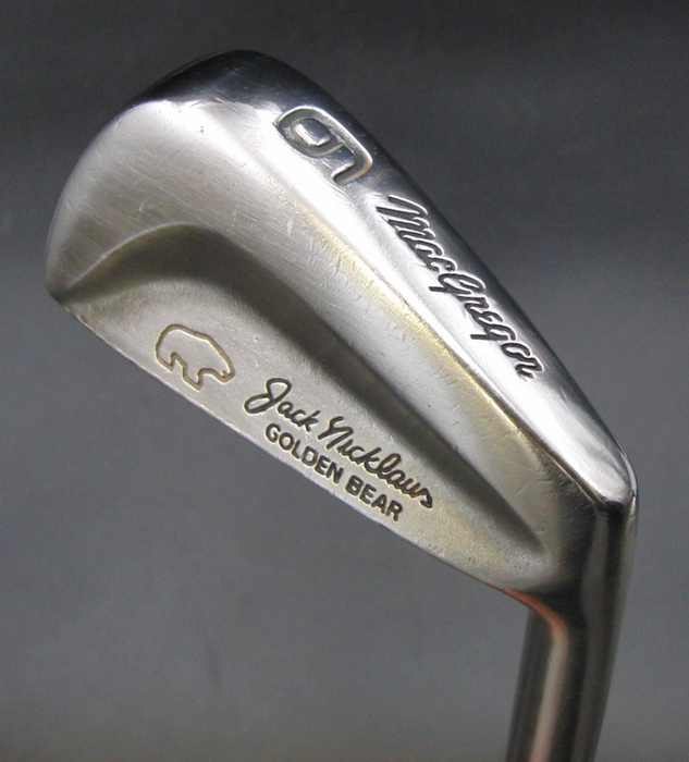 MacGregor Jack Nicklaus Golden Bear 6 Iron Regular Steel Shaft Rite Grip